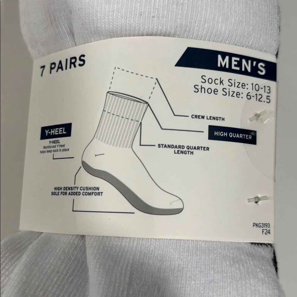 K-Swiss Size 10-13 Men's Ankle & High Quarter‎ Length Bundle of 2 Socks 13 Pair